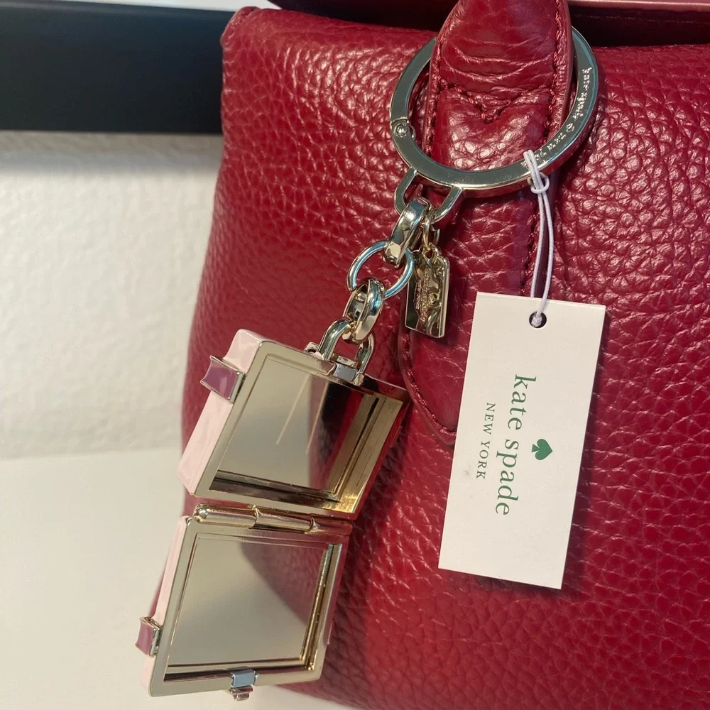 kate spade New York Pink Gift Box Keychain